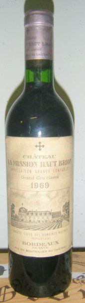 2 bouteilles Mouton Baron Philippe 1957,...