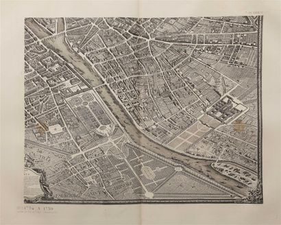 null Atlas des anciens plans de Paris. Plans, II [seul]. Paris, 1880. Grand in-folio...