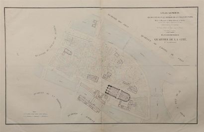 null VASSEROT (Philibert), BELLANGER (J.H.). Plan détaillé de la ville de Paris dressé...