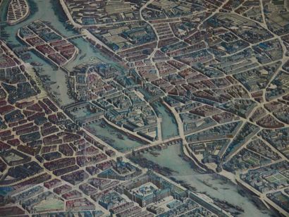 null [TURGOT], BRETEZ (Louis). Plan de Paris commencé l'année 1734, dessiné et gravé...