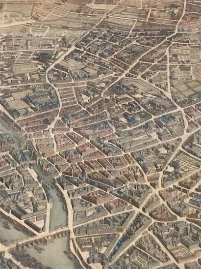 null [TURGOT], BRETEZ (Louis). Plan de Paris commencé l'année 1734, dessiné et gravé...