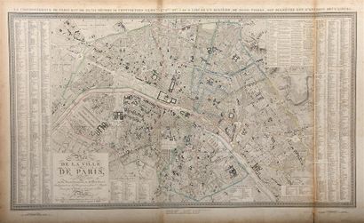 null GIRARD (X.). Plan de la ville de Paris divisé en 12 arrondissemens et 48 quartiers....