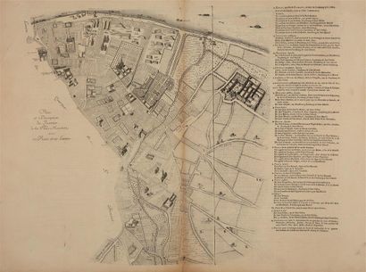 null [LA CAILLE]. [Quartiers de Paris. 1714]. In-folio, 19 [sur 22] plans gravés...
