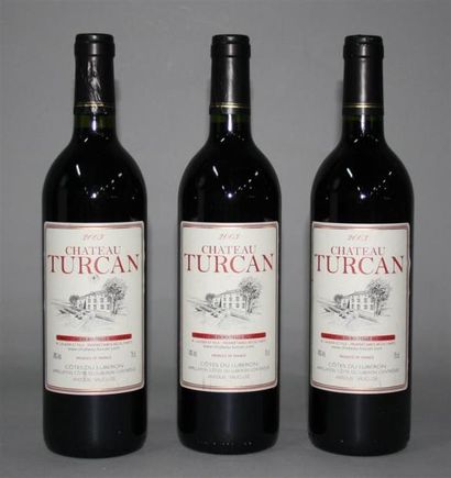 null 3 Bouteilles / Côtes de Lubéron. Château de Turcan 2003
