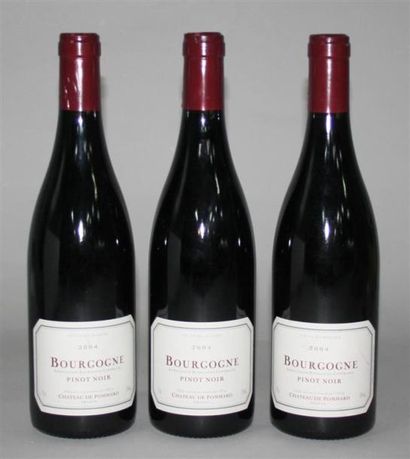 3 Bouteilles / Bourgogne pinot noir. Château...