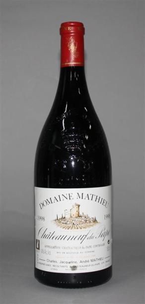 1 Magnum / Châteauneuf du Pape. Domaine MATHIEU...