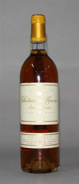 null 1 Bouteille / Château d'Yquem 1er GC supérieur. Sauternes 1991.
Étiquette légèrement...