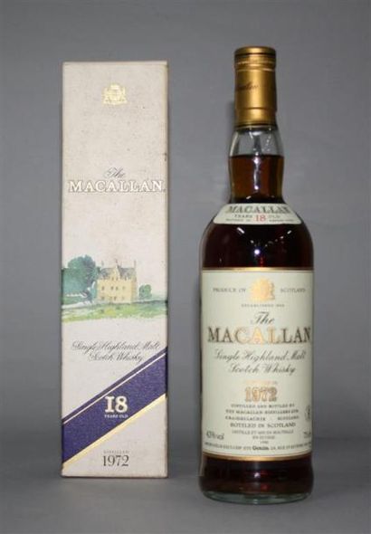 1 Bouteille / Whisky MACALLAN 18 ans d'age...