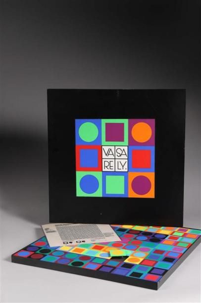 null Victor VASARELY (1906-1997).
Planetary Folklore Participations n°1, 1969.
Assemblage...