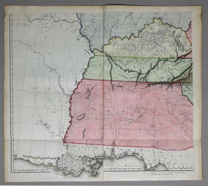 null [Americana] [Carte]. TARDIEU (P.-F.). United States of Nth. America. Carte des...