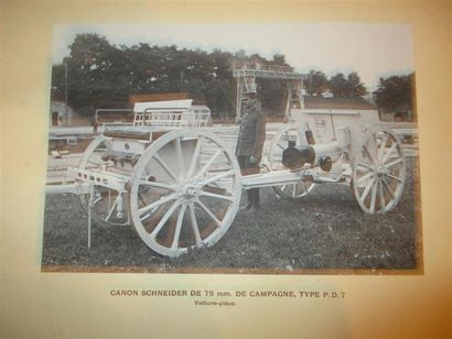 null [Artillerie]. Établissements Schneider. Matériels d'artillerie 1914-1916. Paris,...