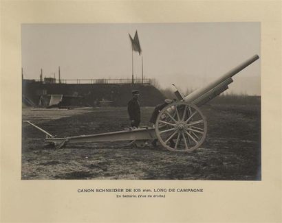 null [Artillerie]. Établissements Schneider. Matériels d'artillerie 1914-1916. Paris,...