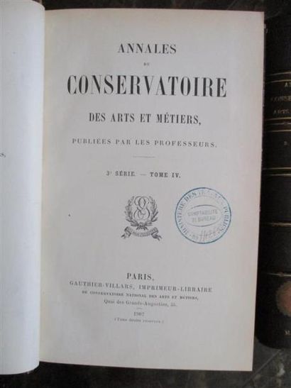 null [Arts et Métiers]. Annales du Conservatoire Impérial des Arts et Métiers publiées...