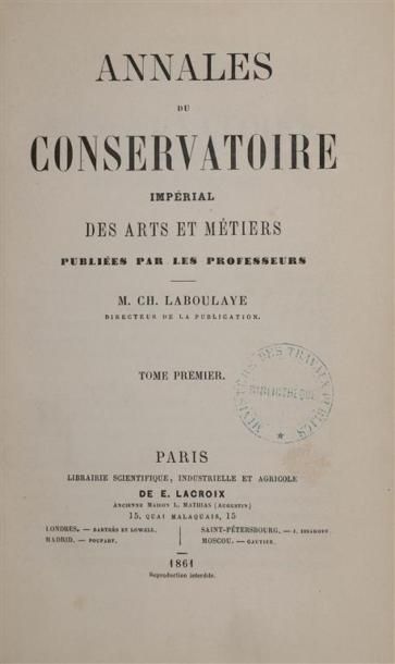 null [Arts et Métiers]. Annales du Conservatoire Impérial des Arts et Métiers publiées...