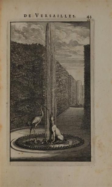 null [Versailles]. Labyrinte de Versailles. A Paris, de l'Impr. royale, 1779. In-8,...