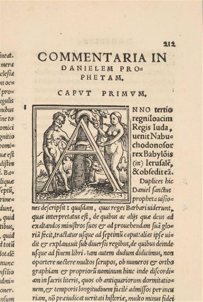 null [Livre du XVIe siècle]. PELLICAN (Conrad). Tomus tertius. In hoc continentur...