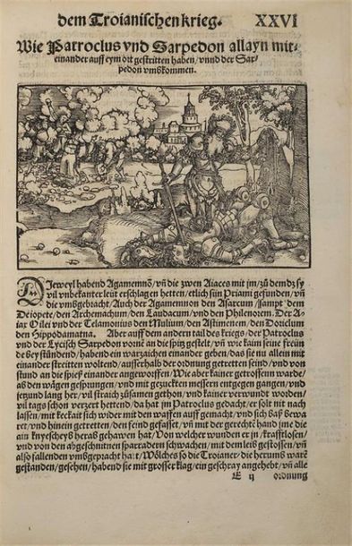 null [Livre illustré du XVIe siècle]. [DICTYS DE CRÈTE]. Warhafftige histori und...
