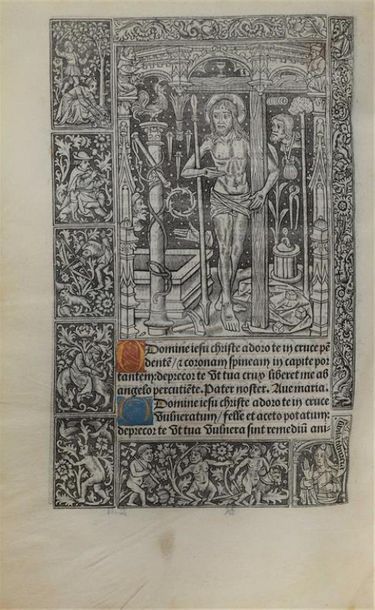 null [Post-incunable]. [HEURES (Rome). 1502]. Hore intemerate Virginis Marie secundu[m]...