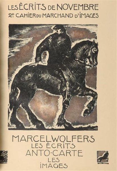 null ANTO-CARTE. WOLFERS (Marcel). Les Ecrits de novembre. 2e cahier du Marchand...