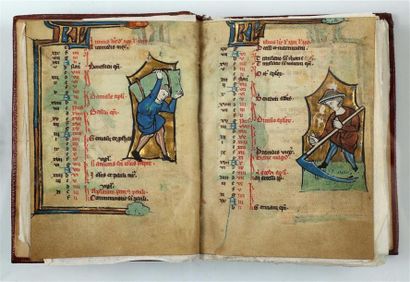 null [Manuscrit enluminé du XIIIe siècle] Psautier biblique. Flandres ou Nord de...
