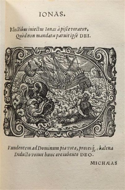 null * [Livre illustré du XVIe siècle]. [WEISS (Konrad)]. Bibliorum utriusque Testamenti...