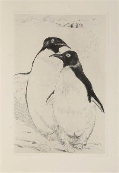 null * JOU. FRANCE (Anatole). L'île des pingouins. Paris, Lapina, 1926. 2 vol. in-4,...