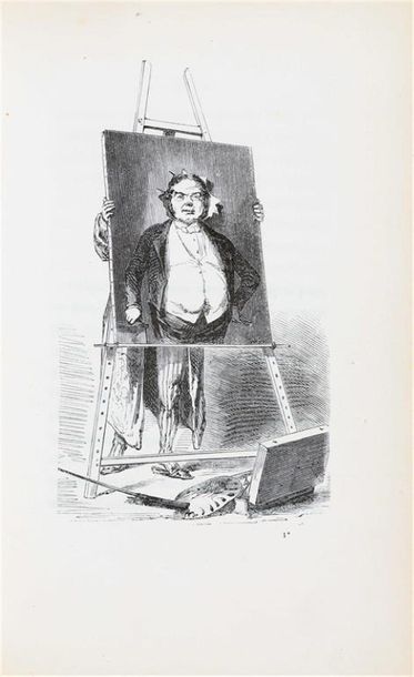 null * GAVARNI. Masques et visages. Paris, Paulin et Lechevalier, 1857. Petit in-8,...
