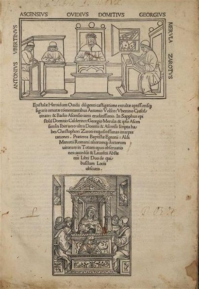 null * [Livre illustré du XVIe siècle]. OVIDE. Epistolae heroidum Ovidii diligenti...