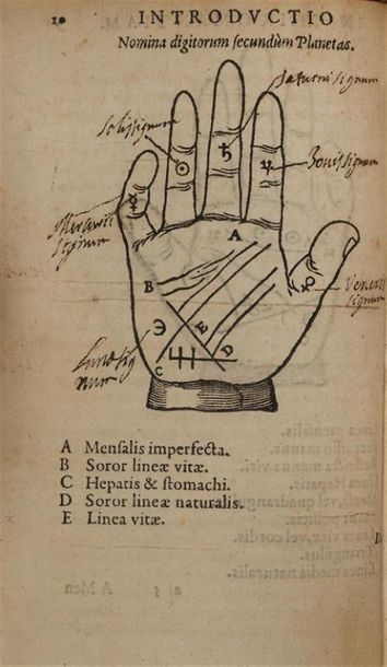 null * [Livre illustré du XVIe siècle]. INDAGINE (Johannes de). Introductiones apotelesmaticae...