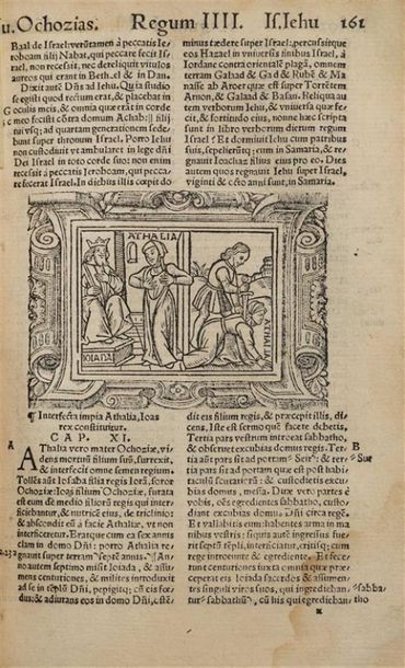 null * [BIBLE illustrée. Latin. 1551]. Biblia sacra, ex postremis doctorum omnium...