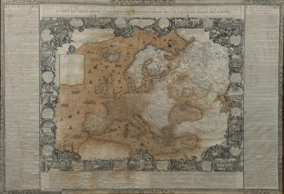 null [Europe] [Carte]. FER (Nicolas de). L'Europe divisée selon l'étendue de ses...