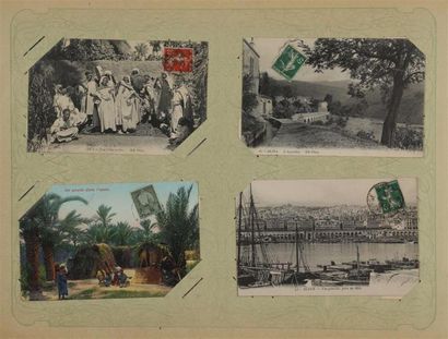 null [Cartes postales] [Maroc] [Algérie] [Tunisie] [Varia]. Album de 288 cartes postales...