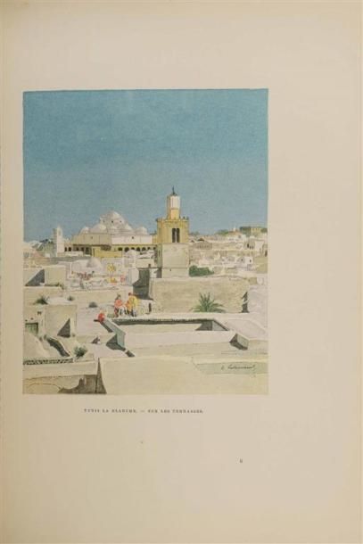 null LALLEMAND (Charles). Tunis et ses environs. Paris, Maison Quantin, 1890. In-4,...