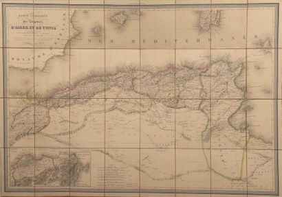 null [Afrique du Nord] [Algérie]. Ensemble de cartes géographiques dont :
- Domaine...