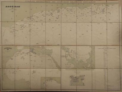 null [Afrique du Nord] [Algérie]. Ensemble de cartes géographiques dont :
- Domaine...