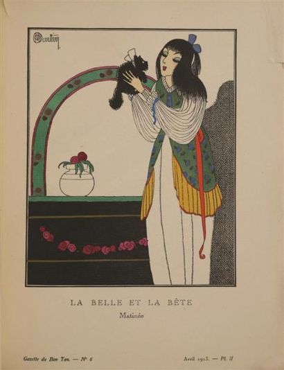 null GAZETTE DU BON TON (La). Arts, modes et frivolités. Tome I. 1912-1913. Paris,...