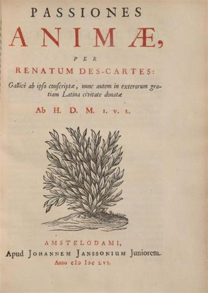 null DESCARTES (René). 1. Renati Des-Cartes Principia philosophiae. Amstelodami,...