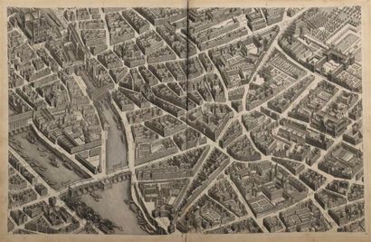 null [TURGOT], BRETEZ (Louis). Plan de Paris, commencé l'année 1734. Dessiné et gravé...