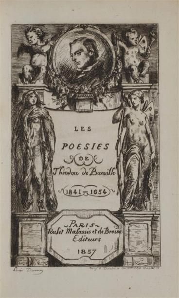 null BANVILLE (Théodore de). Les poésies de Théodore de Banville. 1841-1854. Paris,...