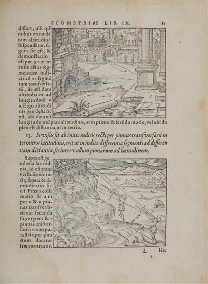 null [Livre illustré du XVIe s.]. LA RAMEE (Pierre de). Arithmeticae libri duo :...