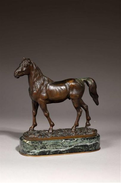 Charles PAILLET (1871-1937).
Pur-sang.
Bronze...