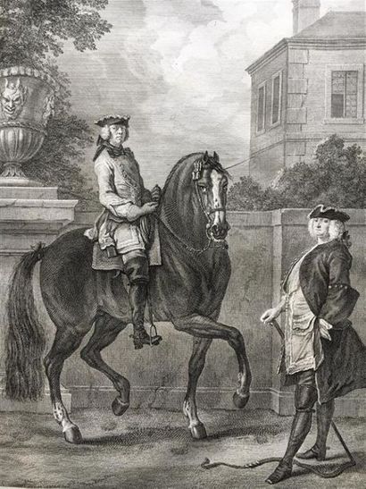 null LA GUERINIERE, François Robichon de.- Ecole de cavalerie contenant la connoissance,...