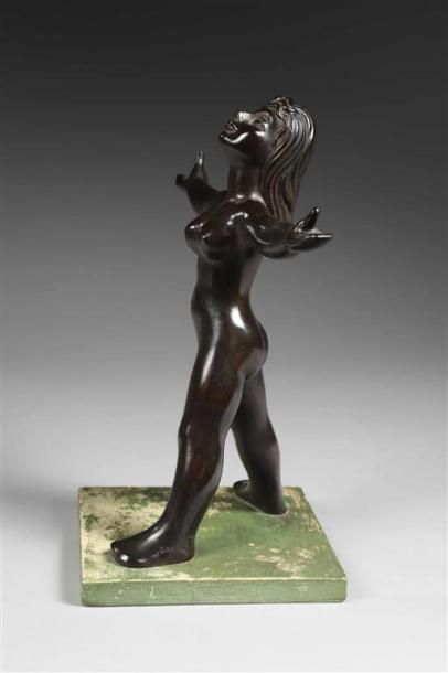 null GABRIEL-SÉBASTIEN SIMONET (1909-1990) dit SÉBASTIEN.
La Liberté. 
Sculpture...