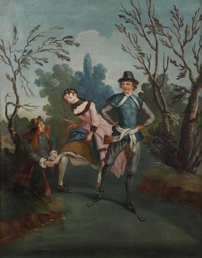 null École FRANÇAISE du XVIIIe siècle, suiveur de Nicolas LANCRET.
Les Quatre Saisons.
Suite...