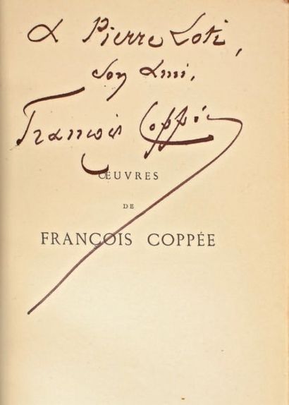 COPPEE (FRANÇOIS) Poésies 1878-1886 - Contes en vers et poésies diverses. 1 vol....