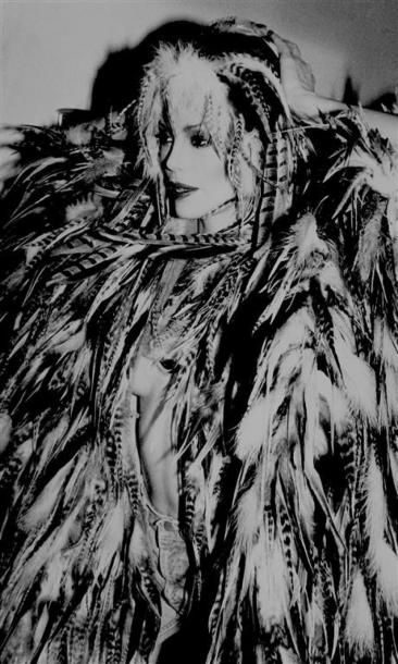 ANGELEEN IN TURKEY FEATHER CAPE.
By Rose...