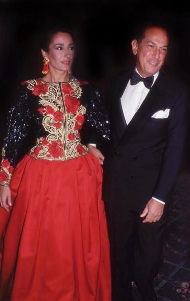 NATI ABASCAL, THE DUCHESS OF FERIA, WITH...