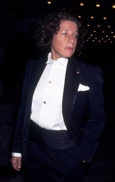 null FRAN LEBOWITZ.
By Rose Hartman.
Metropolitan Museum Costume Institute Gala.
1980's.
Tirage...