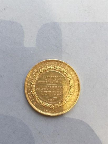 null /// NON VENU////LOUIS PHILIPPE (1830-1848). Médaille du Ministère de la Marine...