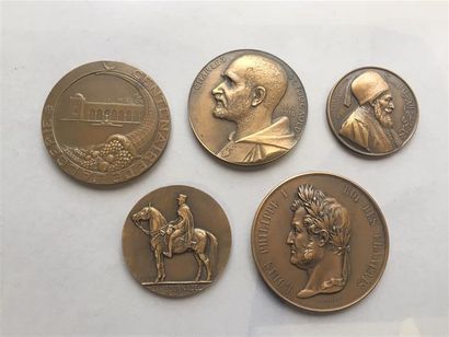 Médailles. Louis Philippe (1830-1848), La...